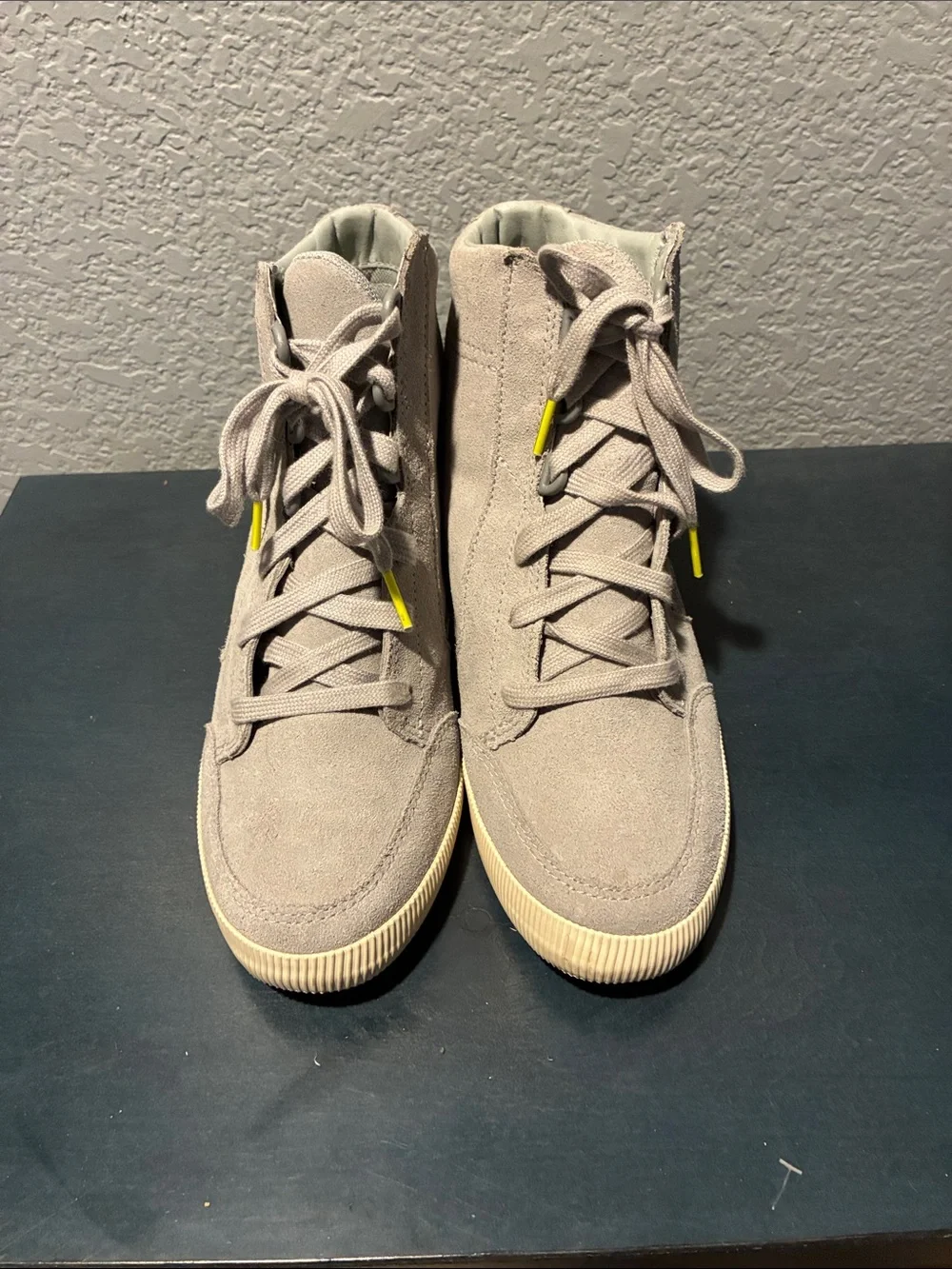 Sorel Out N About Dove Quarry Wedge Sneakers Ankle Bootie Boots Shoes 8.5 NEW